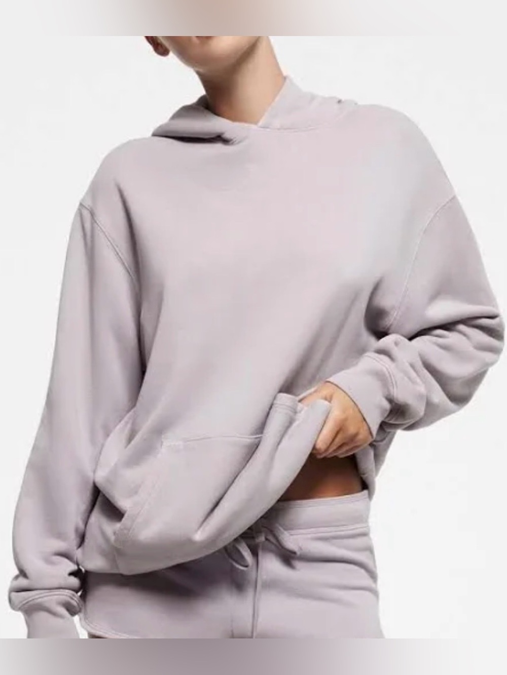 NWT SKIMS Oversized French Terry Pullover Hoodie in Oyster size 2X